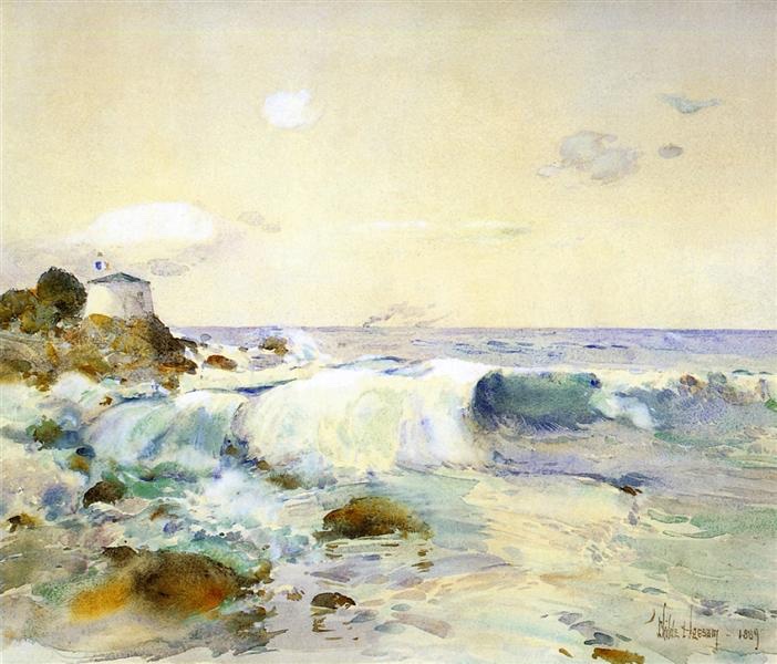 VGrainger's tweet image. “This many summers in a sea of glory..” 🌊 #Shakespeare’s #AllIsTrue🤍
🎨Mother and Child by the Sea at Pouldu #MauriceDenis 1900 & On the Brittany Coast by #ChildeHassam 1890
#MelvilleMonday🐳🫶🏻⚓️