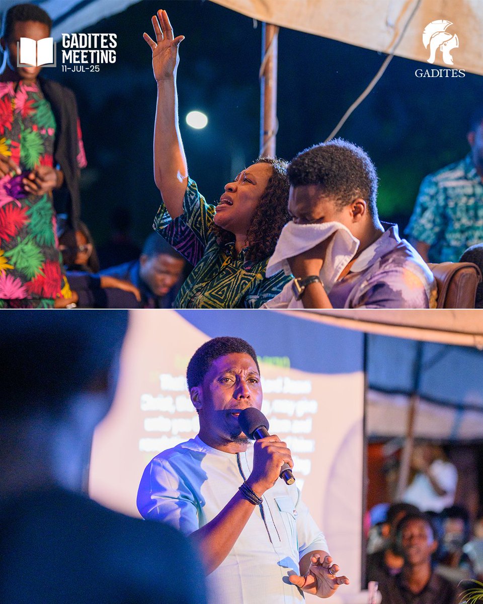 GaditesOfficial's tweet image. MOMENTS FROM GADITES MEETING! 馃摳
From the songs to the prayers to the ministration of the Word鈥攊t's evident that the Lord is doing a mighty work in our generation! 馃檶馃徑
Relive these moments from Gadites Meeting held on Friday, 11th July 2025. 馃き
#GADITES
#ATroopCometh!