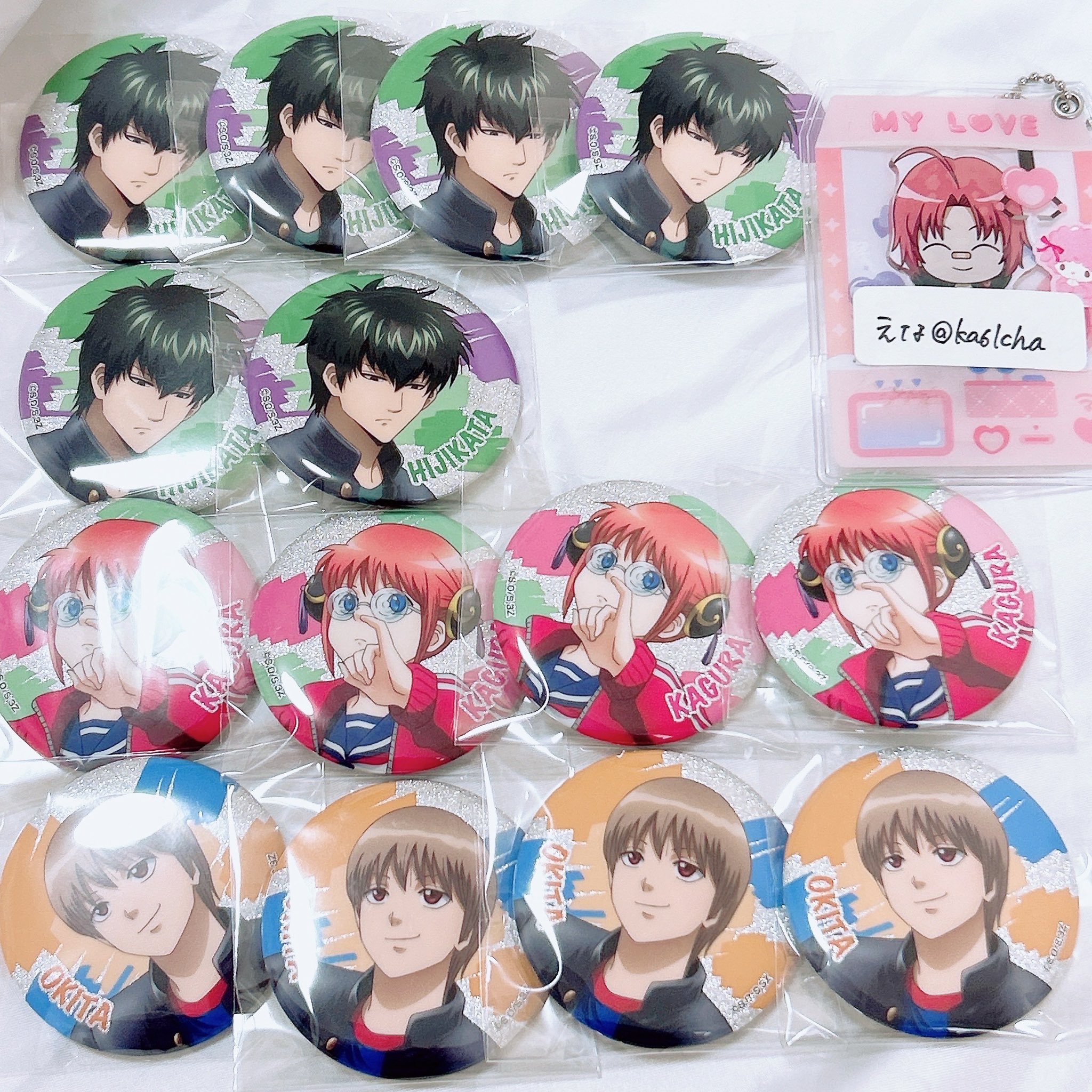 激レア♡新品未使用♡即日発送♡銀魂 幼少期 神威 神楽 江華 ロング缶バッジ 銀魂 缶バッジ 幼少期 神威 神楽 - メルカリ