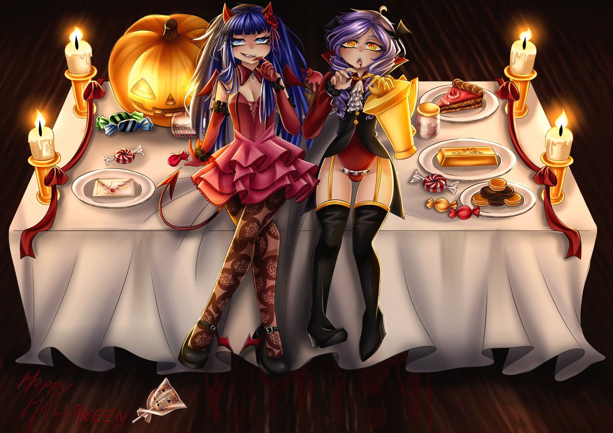 Trollkastel1's tweet image. you guys like Umineko so here's my now 2 yo halloween art
#umineko