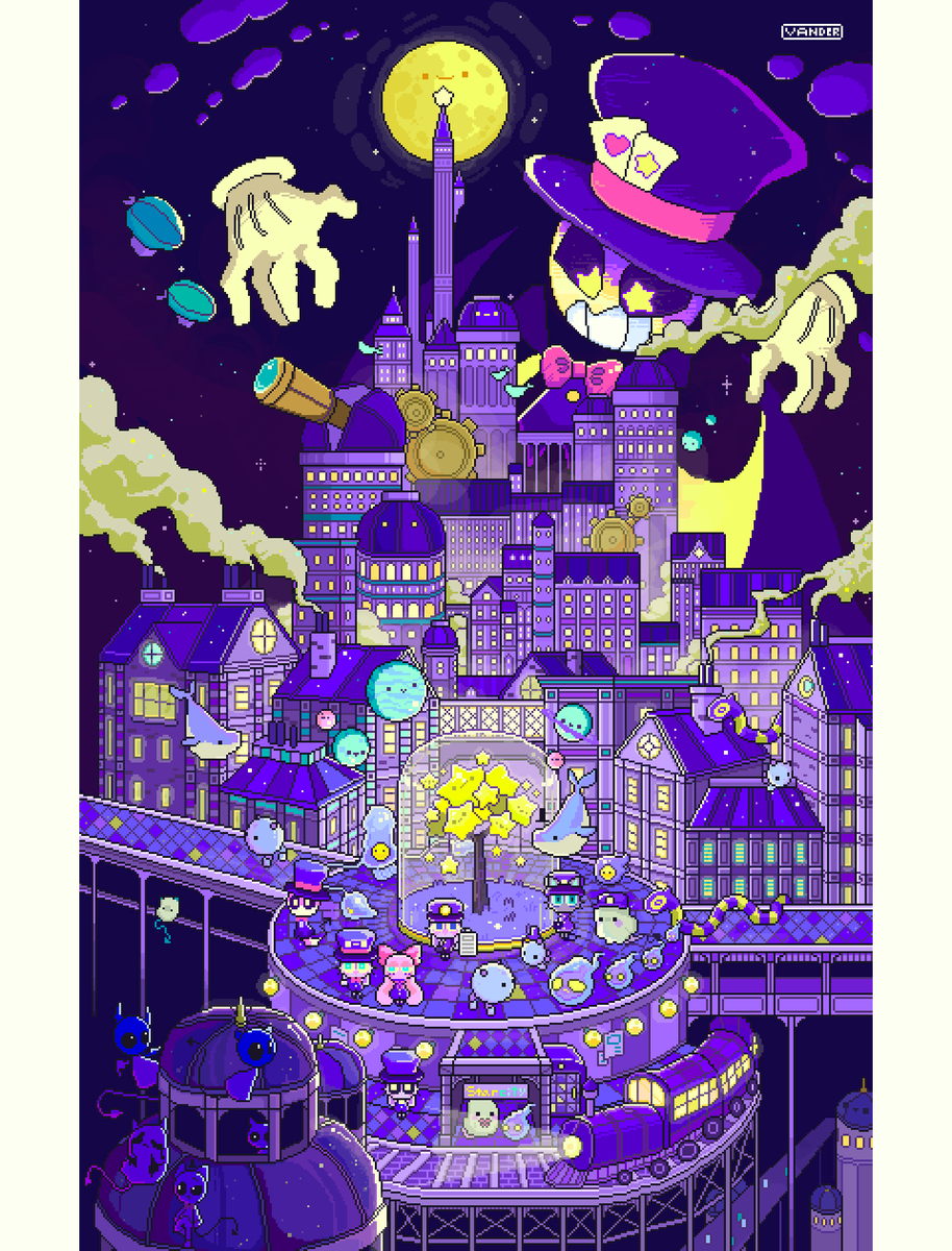 IJomnyang3313's tweet image. 🌌🌌#pixelart ✨️