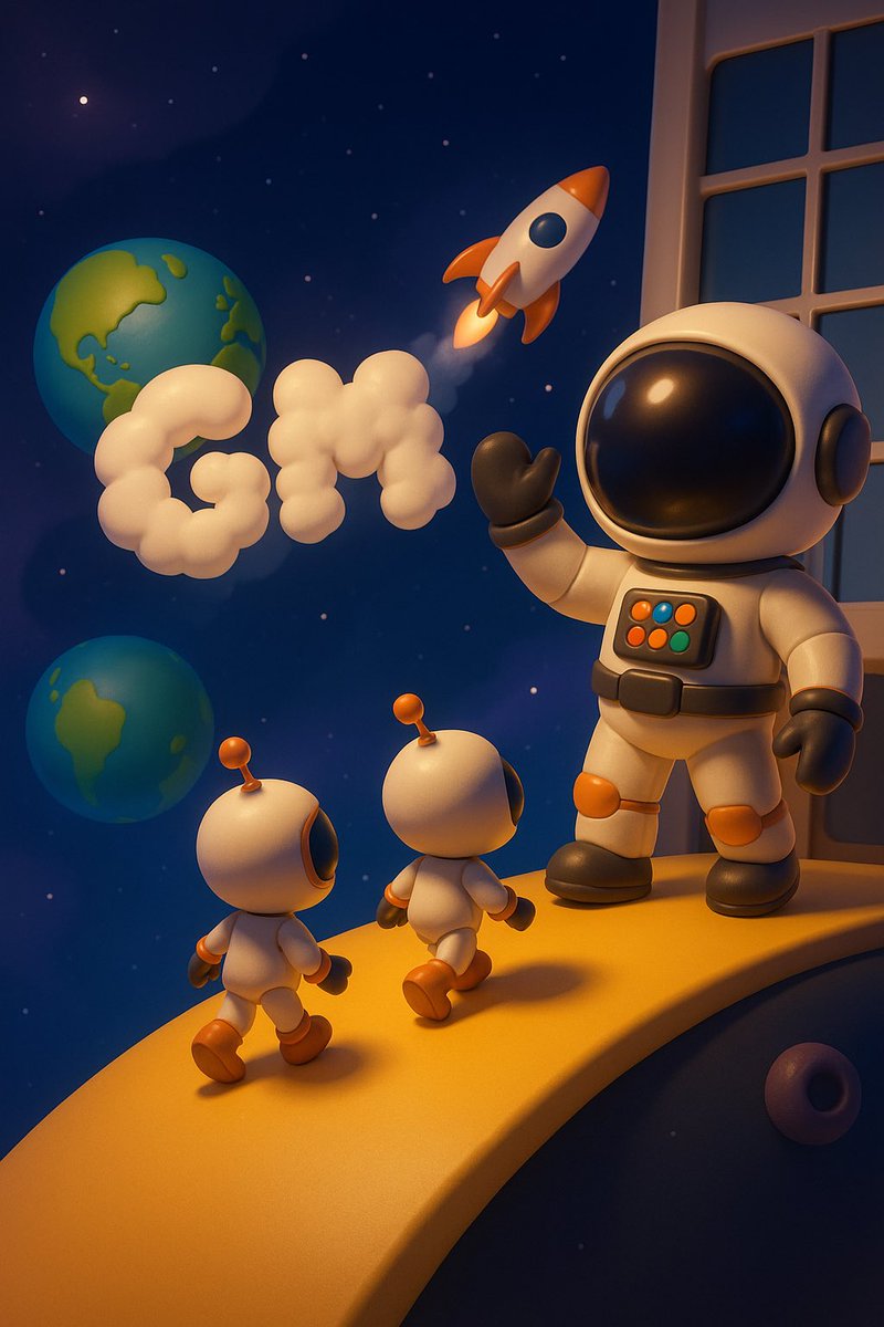 Another amazing day has begun!
Feeling lucky to have you with us — wishing everyone a great week, ASTROONERS! 🚀💫💙

#GM