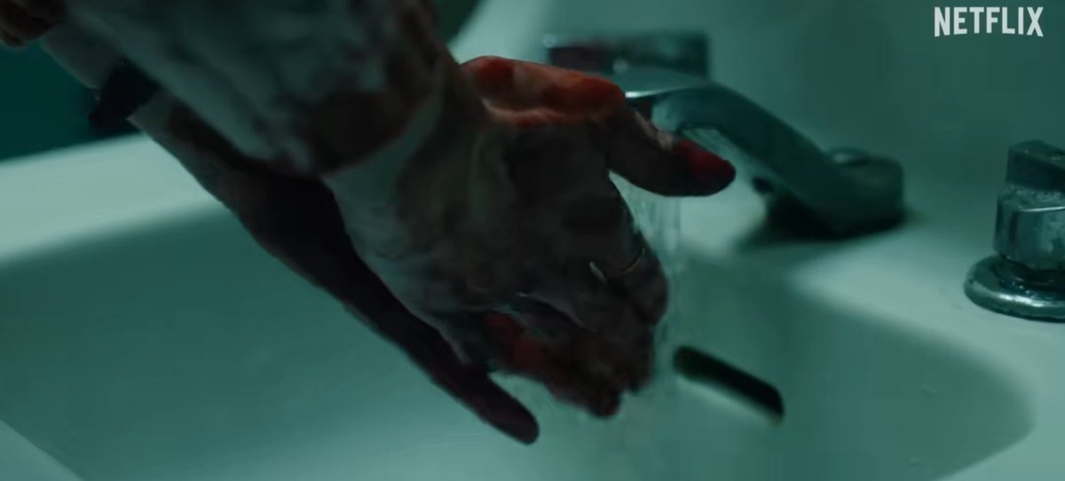 KisLeon58498's tweet image. Imagine Jonathan, delirious after getting high on weed, writing this sentence. He intended to erase it afterward but accidentally bled out and died. Nancy finds him, cleaning up the blood while sobbing…