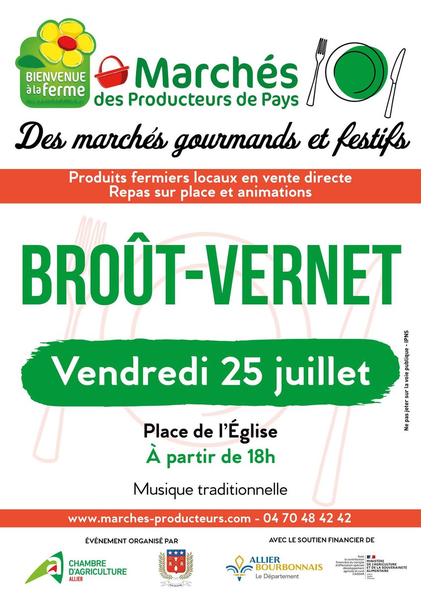 Venez nombreux !
<a href="/AuvergneMarque/">Auvergne - Compte Officiel</a> <a href="/Allierdpt/">Allier Département</a> <a href="/broutvernetclu1/">broutvernetcluny</a>