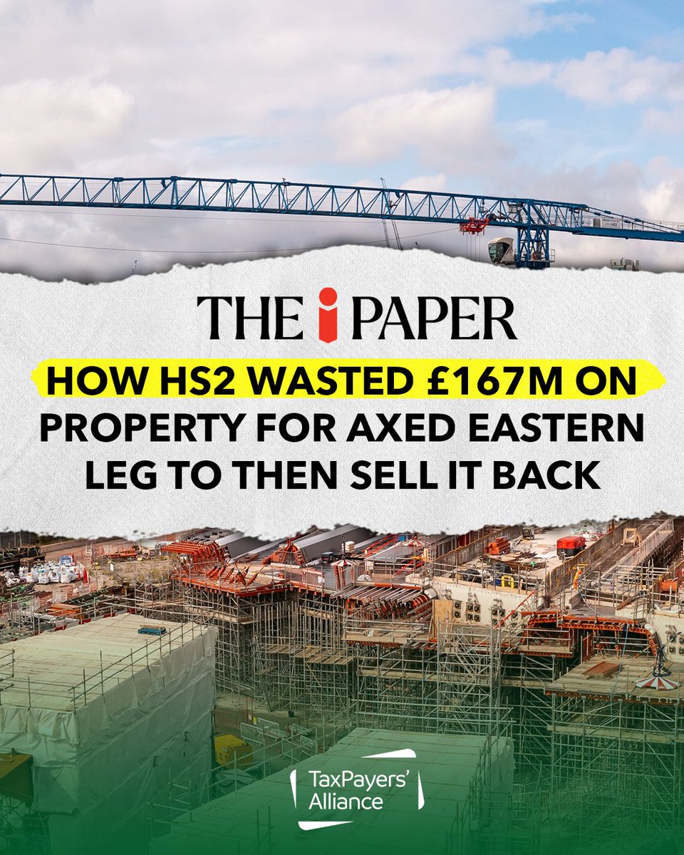 the_tpa's tweet image. The Government is right to begin selling this asset - the priority must be to claw back as much money as possible from the disastrous HS2 scheme 👏
inews.co.uk/news/hs2-waste…