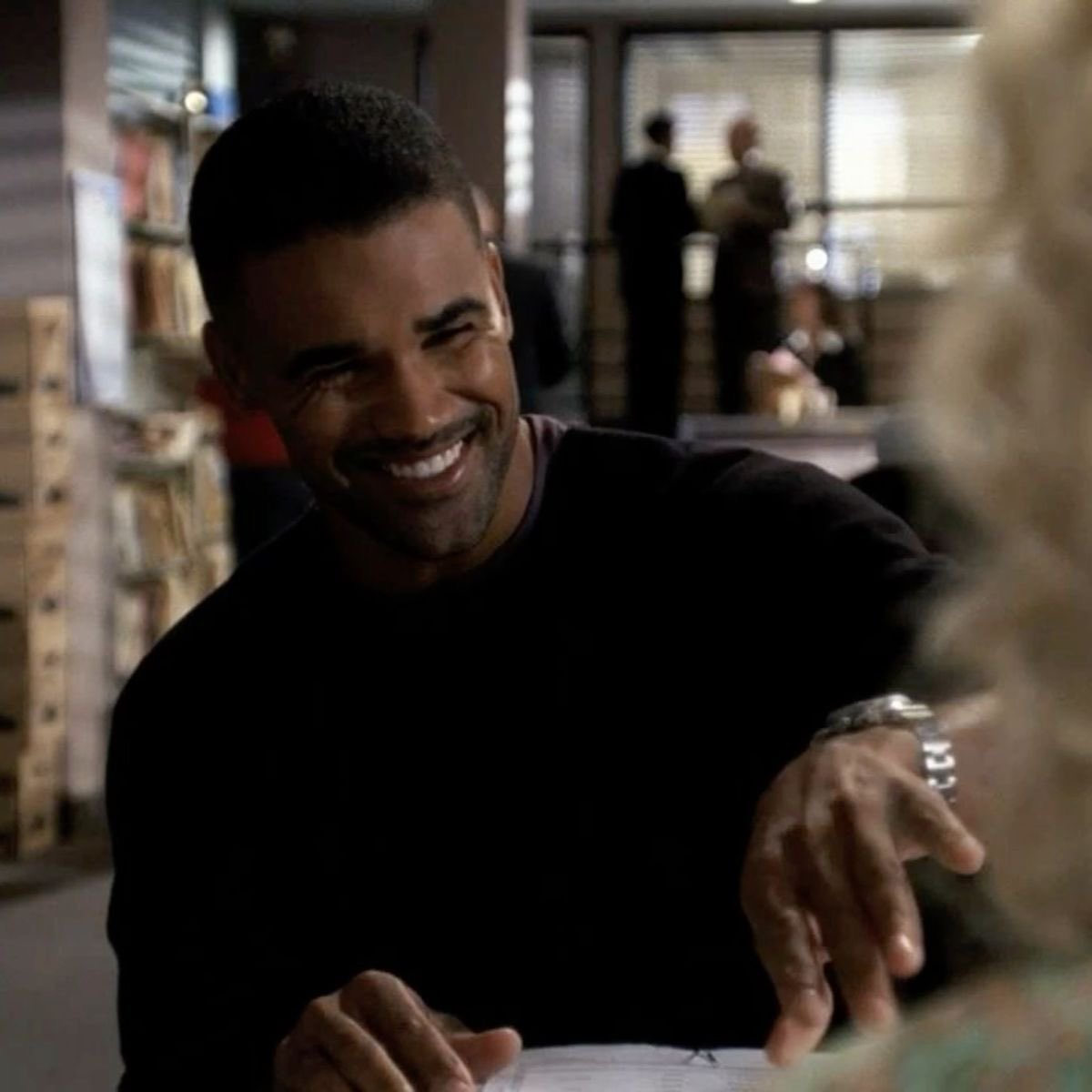 buckspn's tweet photo. derek morgan come back to me. you are so missed and loved https://t.co/heRNDDRZi6