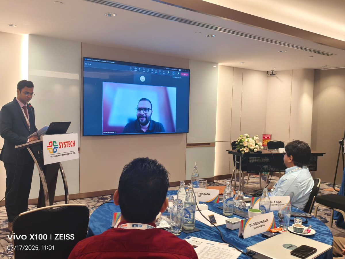 monkprayogshala's tweet image. Anirudh Tagat presented his paper titled "The impact of life skills education on socio-emotional development and school-related outcomes among adolescents in India" at the 2025 Southeast Asian Stata Conference, held virtually in Bangkok, Thailand.
🔗Link: buff.ly/iPP83WM
