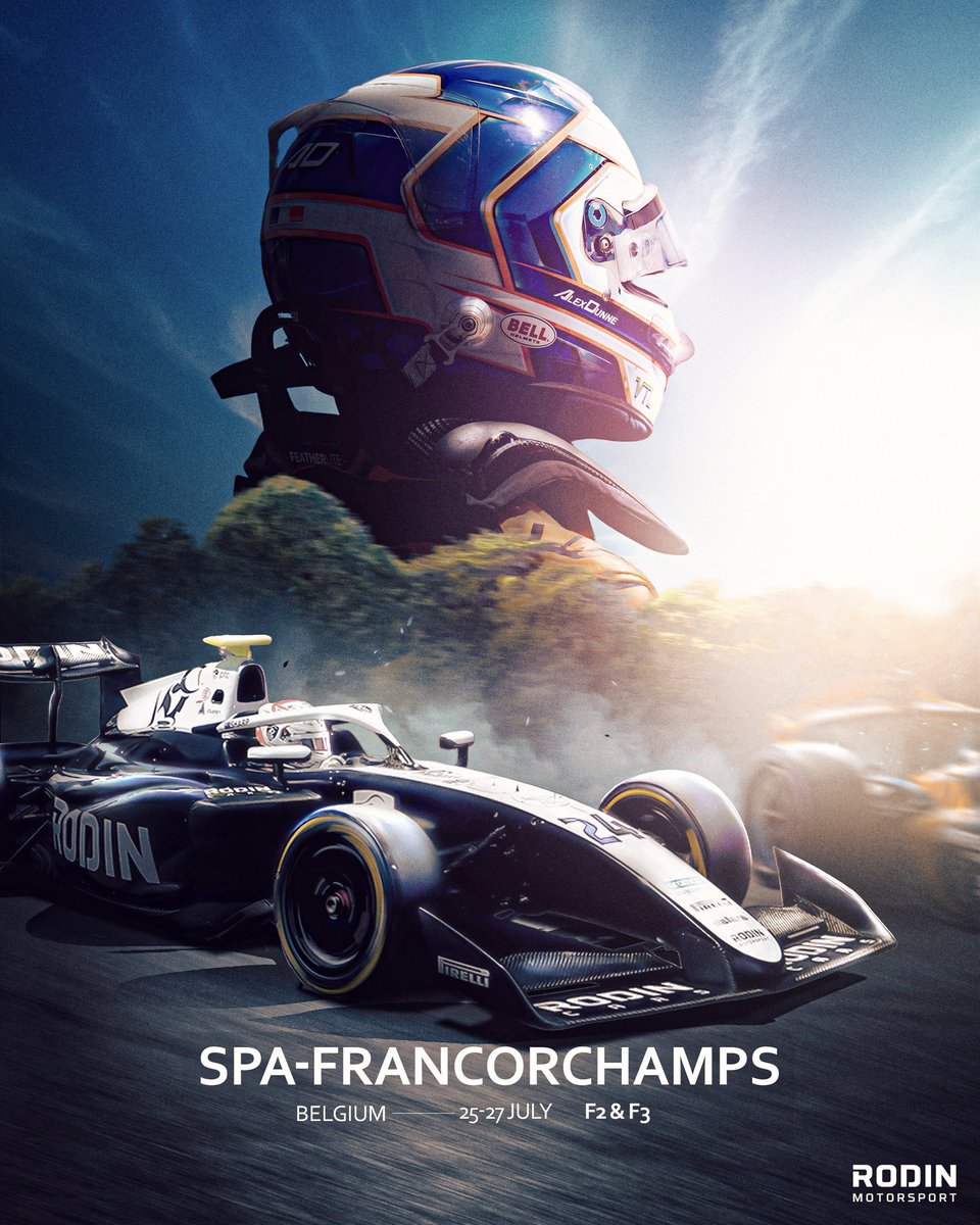RodinMotorsport's tweet image. All set for our Spa weekend 🧘
#RodinMotorsport @RodinCars #F2 #F3