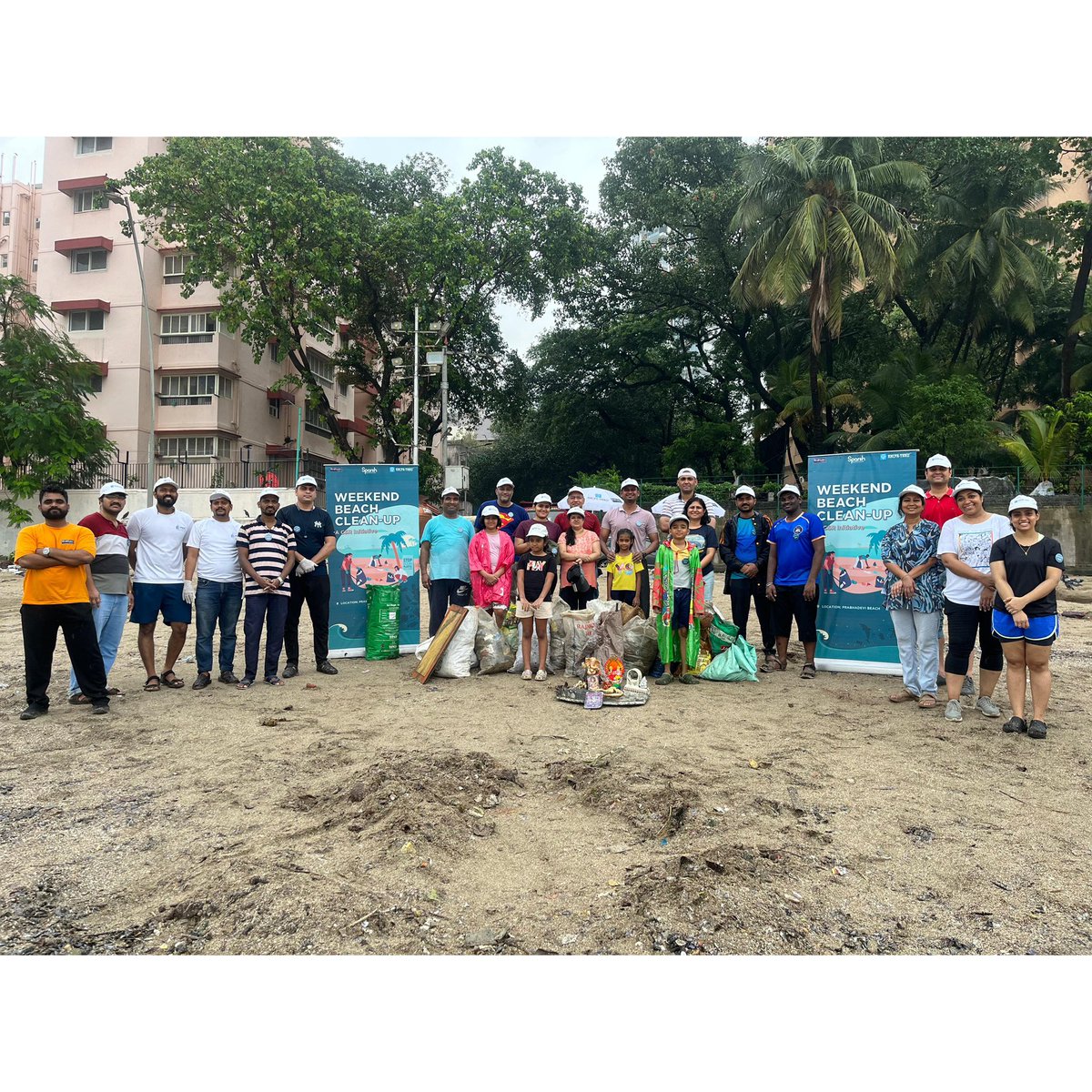Beach Warriors India (@beachwarriors) on Twitter photo Date: 15-06-25
#prabhadevibeachcleanup
#Week382
✨ Two Hands, Endless Possibilities✨
A special shoutout to <a href="/kpilofficial/">Kalpataru Projects International Ltd</a> for your unwavering support in this mission. Together, we’re making waves of change. 🙏🏻
#BeachWarriors #CleanupDrive #BeatPlasticPollution Date: 15-06-25
#prabhadevibeachcleanup
#Week382
✨ Two Hands, Endless Possibilities✨
A special shoutout to <a href="/kpilofficial/">Kalpataru Projects International Ltd</a> for your unwavering support in this mission. Together, we’re making waves of change. 🙏🏻
#BeachWarriors #CleanupDrive #BeatPlasticPollution