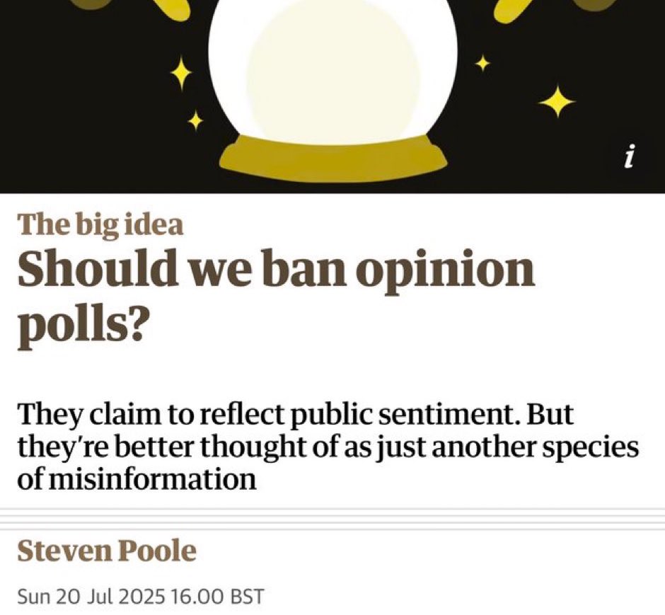 nebx500's tweet image. The leftist Guardian now wants to ban opinion polls. I wonder why?
This is what panic looks like.