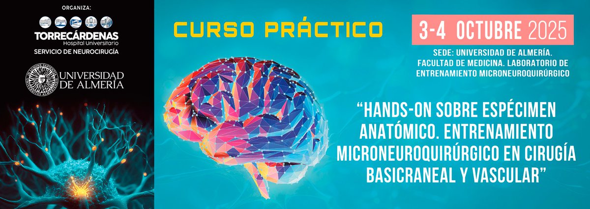 SENEC | Sociedad Española de Neurocirugía (@sociedadsenec) on Twitter photo 🎓¡La <a href="/SociedadSENEC/">SENEC | Sociedad Española de Neurocirugía</a> ofrece 1 beca para este curso avalado! ✅
🚨La fecha límite para presentar la solicitud finaliza el próximo 21 de agosto 2025, a las 23:59 horas🚨
📅3 y 4 de octubre de 2025
📍Almería
💡Y recuerda, es imprescindible ser socio👥
📨¡Revisa tu mail y solicítala! 🎓¡La <a href="/SociedadSENEC/">SENEC | Sociedad Española de Neurocirugía</a> ofrece 1 beca para este curso avalado! ✅
🚨La fecha límite para presentar la solicitud finaliza el próximo 21 de agosto 2025, a las 23:59 horas🚨
📅3 y 4 de octubre de 2025
📍Almería
💡Y recuerda, es imprescindible ser socio👥
📨¡Revisa tu mail y solicítala!