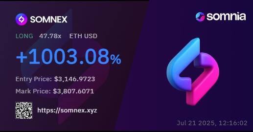 gSomnia traders 💚

I went to <a href="/SomnexXYZ/">Somnex | Somnia</a>  today to trade coins and saw that .... 👀

Why this happened to me only in testnets 😅

Share what your biggest profits at <a href="/SomnexXYZ/">Somnex | Somnia</a>  💰