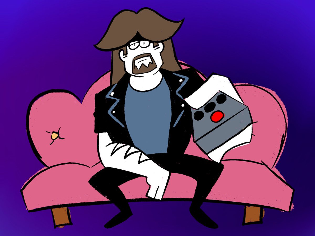 Stinkyzoid's tweet image. Day 10: Aaron #spookymonthfanart
Change the channel…
Also surprise contest thingy, any person to guess my favorite character will get free drawing… probably included in secret in tomorrow’s art