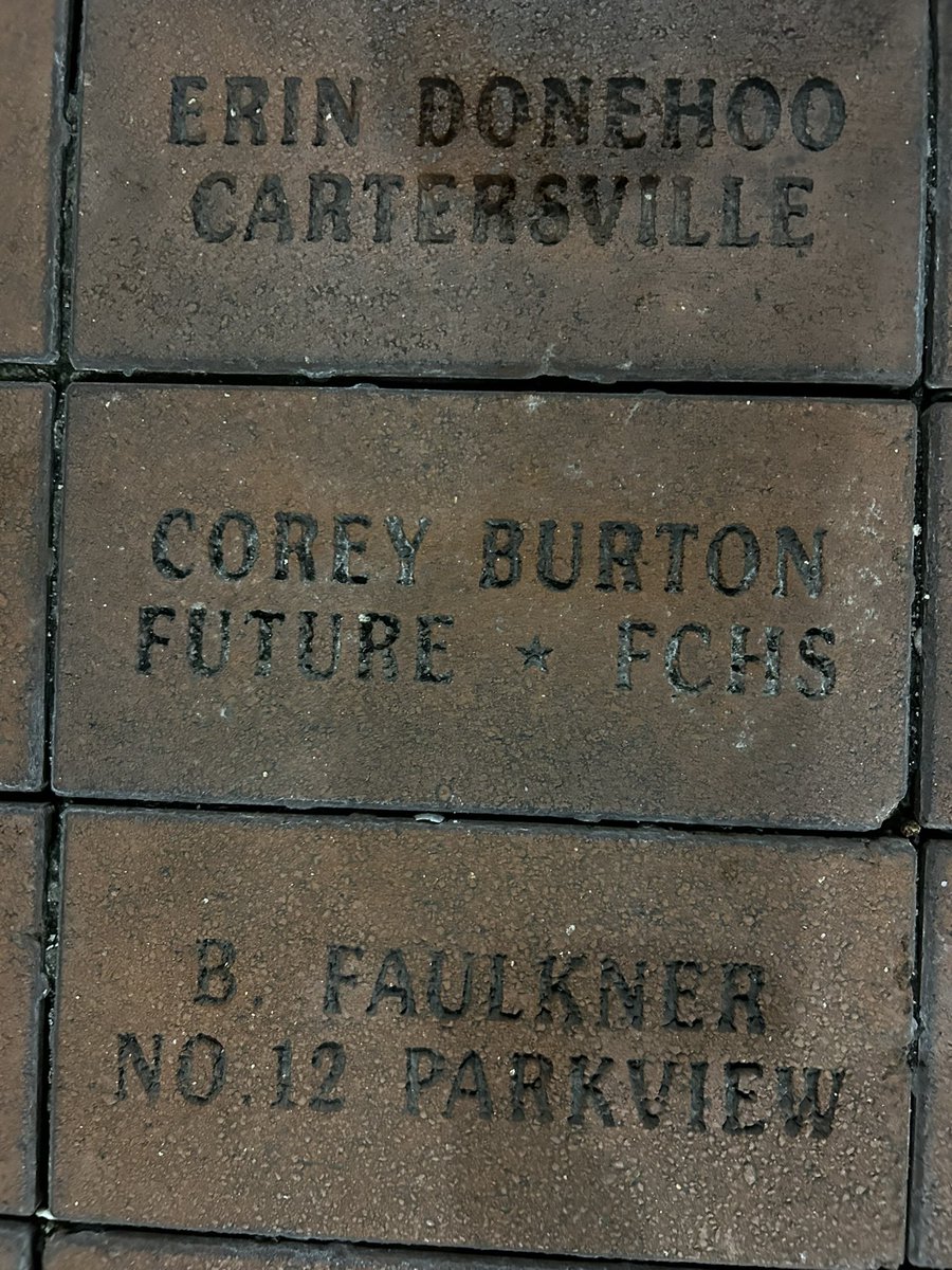 Corey Burton (@coachburton36) on Twitter photo I was in Atlanta this past weekend and visited Centennial Park and found my brick. <a href="/Buster_Faulkner/">Buster Faulkner</a> recognize anything? I was in Atlanta this past weekend and visited Centennial Park and found my brick. <a href="/Buster_Faulkner/">Buster Faulkner</a> recognize anything?