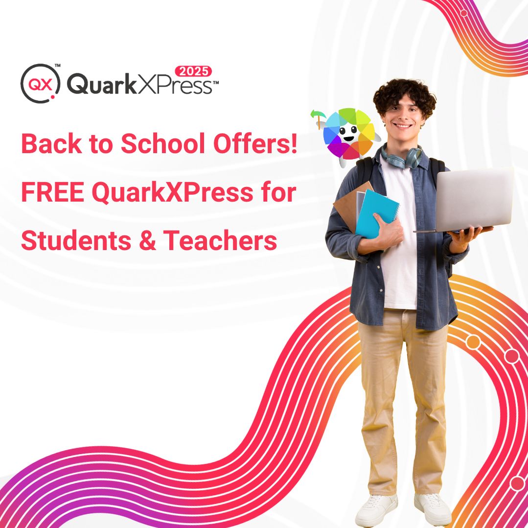 We're incredibly excited to launch our Back to School offer. Get QuarkXPress for FREE - for students and educators get design software at an unbeatable value! 💙 

Help us to spread the word 👉  buff.ly/NQtRoA7 

#QuarkXPress #BacktoSchoolOffer #Students #Educators