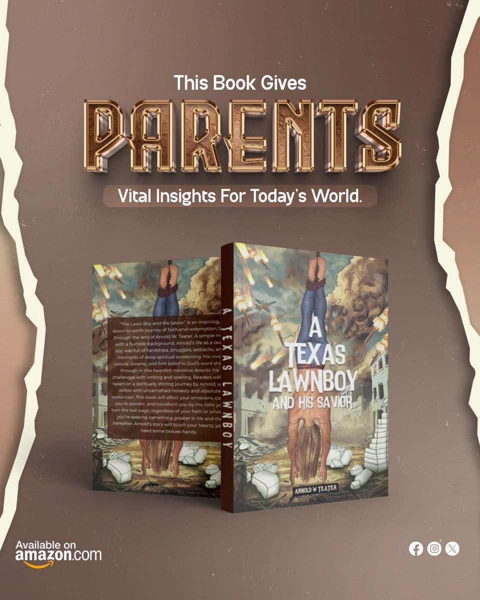 Arnold’s journey through #addiction, #cults, and broken fellowships delivers warnings and #wisdom for families today.

A must read for any parent trying to raise kids in a spiritual battlefield: a.co/d/e47rXtT

#TransformationStory #LifeChangingRead #ChristianMemoir