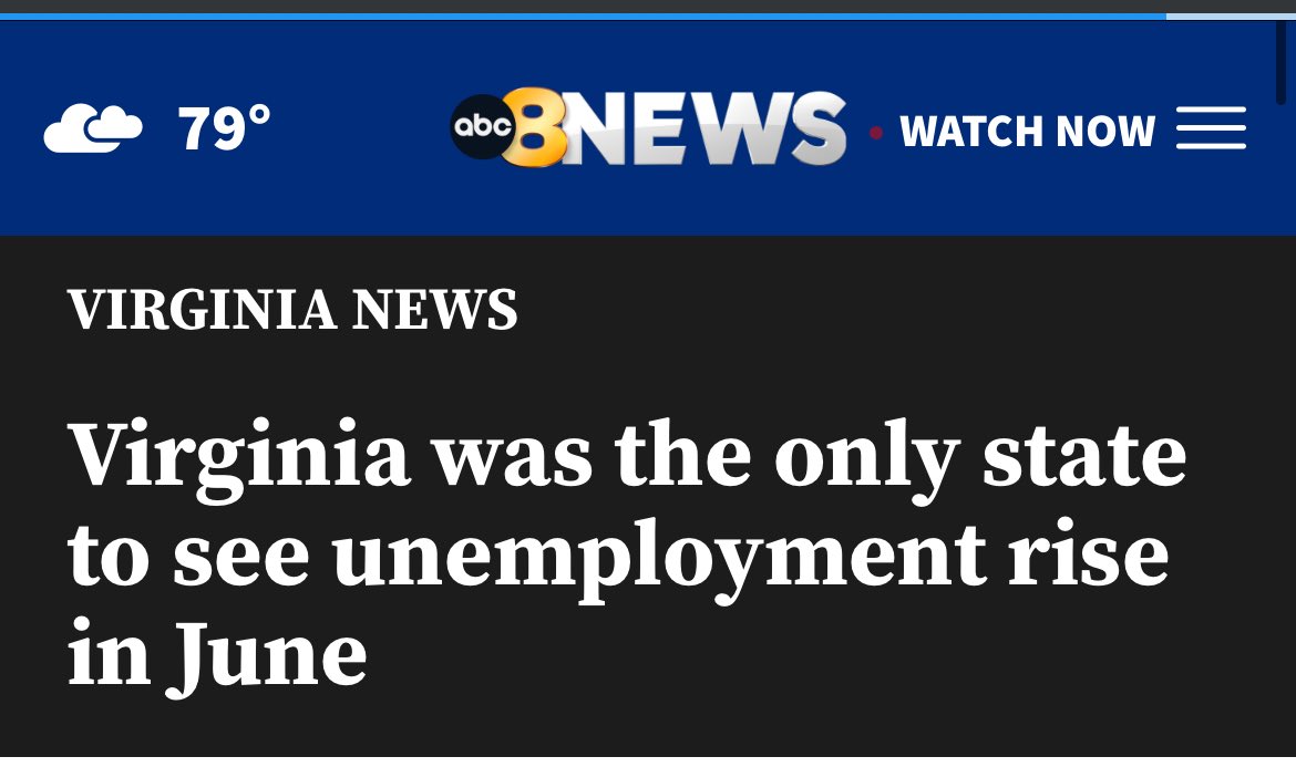 VirginiaHound's tweet image. I’m shocked, shocked, to learn that Republican governance of Virginia is not going well.