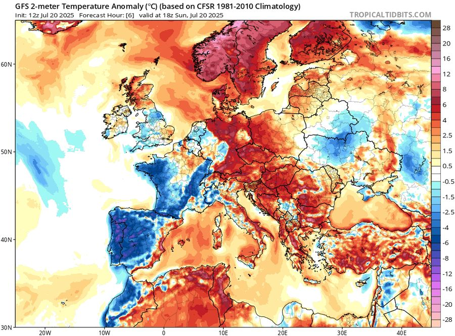 extremetemps's tweet image. The warmth continues in Scandinavia with many records of High Mins in NORWAY
21.7 Svenner
20.9 Oksoy Fyr
20.1 Kvitsoy
20 Ytteroyane Fyr
19.4 Slatteroy Fyr
19.2 Fossmark
Stark contrast with the exceptional cold in the Urals:
-2.4 Ust Shugor RUSSIA ,0.1C above July cold record