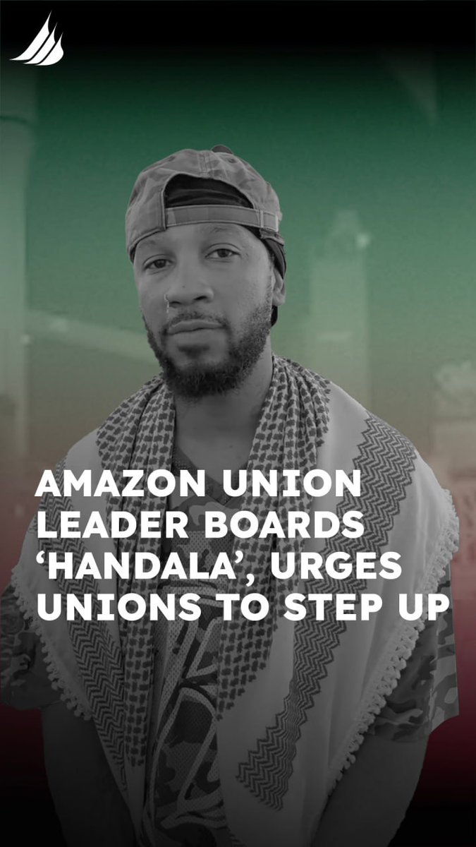 GFFAusGroup's tweet image. Amazon Labor Union leader Chris Smalls is on 'Handala', challenging Israel’s illegal siege of Gaza. Amazon has invested billions in intelligence like the Nimbus project, used for the surveillance and targeting of Palestinians.
An injury to one is injury to all! #UnionSolidarity