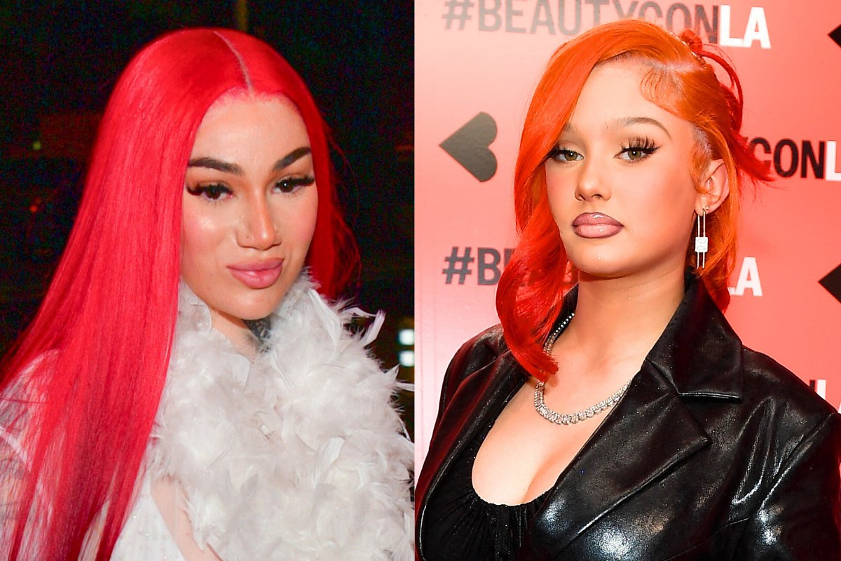 TheShadeRoom's tweet image. Bhad Bhabie claps back at Alabama Barker, addressing the shade thrown over her child's father, Le Vaughn! WATCH: theshaderoom.com/bhad-bhabie-al…