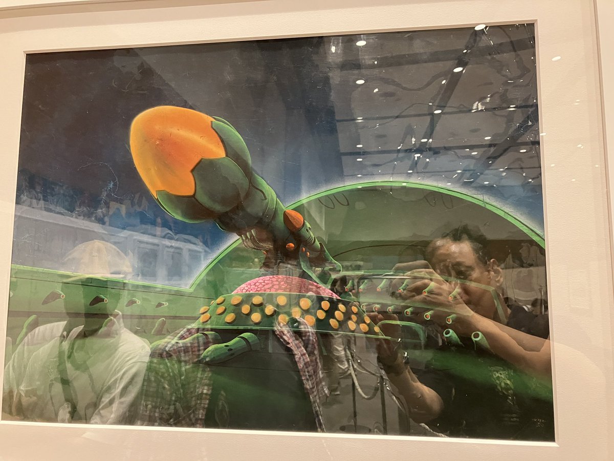 yumenoley's tweet image. 今日はトニーたけざきさん、小原愼司さんとでヤマト展とエコエコアザラク展に行きました!
どちらも大変良いものが観れました😊