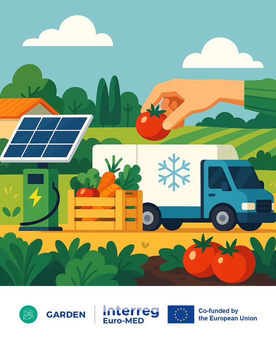 🚚 #GreenLogisticsMonday
Your lunch may travel low-carbon — or arrive wrapped in plastic, chilled with fossil energy.
We need:
♻️ Less waste
🔋 Smarter cold chains
☀️ Renewable-powered delivery

#GARDENproject #FoodSystems #ColdChain #SustainableTransport