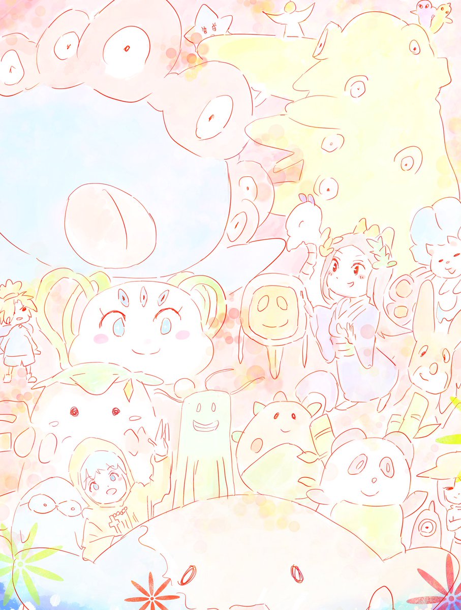 NTvWZRQKZdLb0Ip's tweet image. 連休も終わってしまいましたね…。ということで、 大阪万博博覧会EXPO2025より、各国パビリオンマスコットキャラクター達です。 何かの区切りか閉幕近くに描こうと思いましたが、今回になりました。開幕直後に発表のあったキャラが中心です #大阪万博2025 #EXPO2025 #マスコット