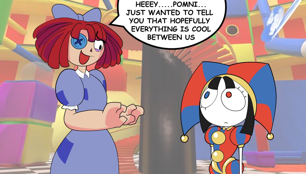 tam_fruitcake's tweet image. Ragatha is....fine?
#TADC #Ragatha #Pomni #buttonblossom