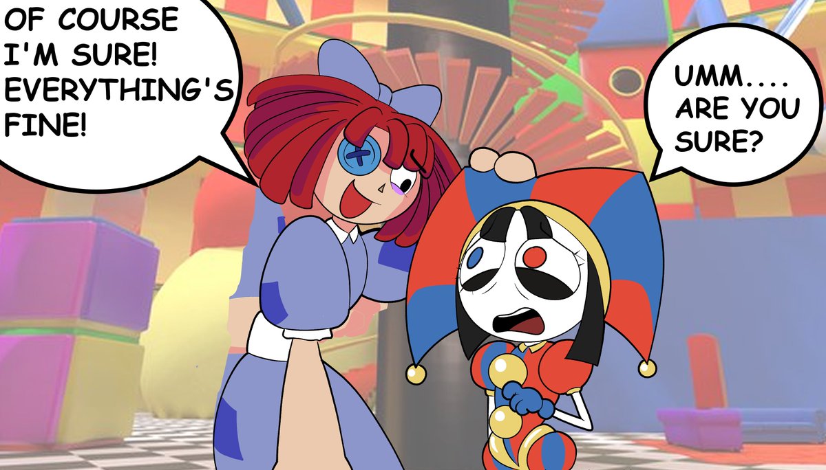 tam_fruitcake's tweet image. Ragatha is....fine?
#TADC #Ragatha #Pomni #buttonblossom