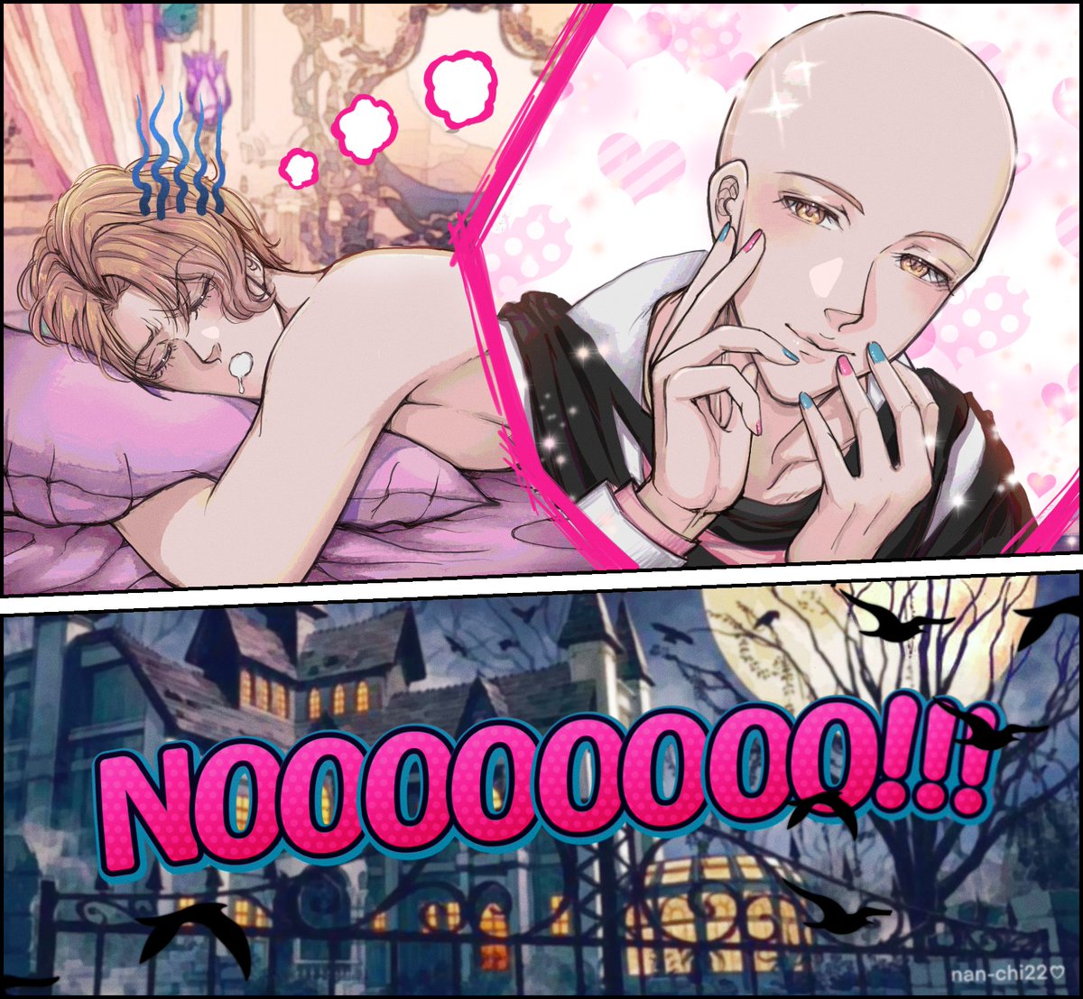 nan_chi22's tweet image. Baldasmo 😍 
#obeymeasmodeus #obeymefanart