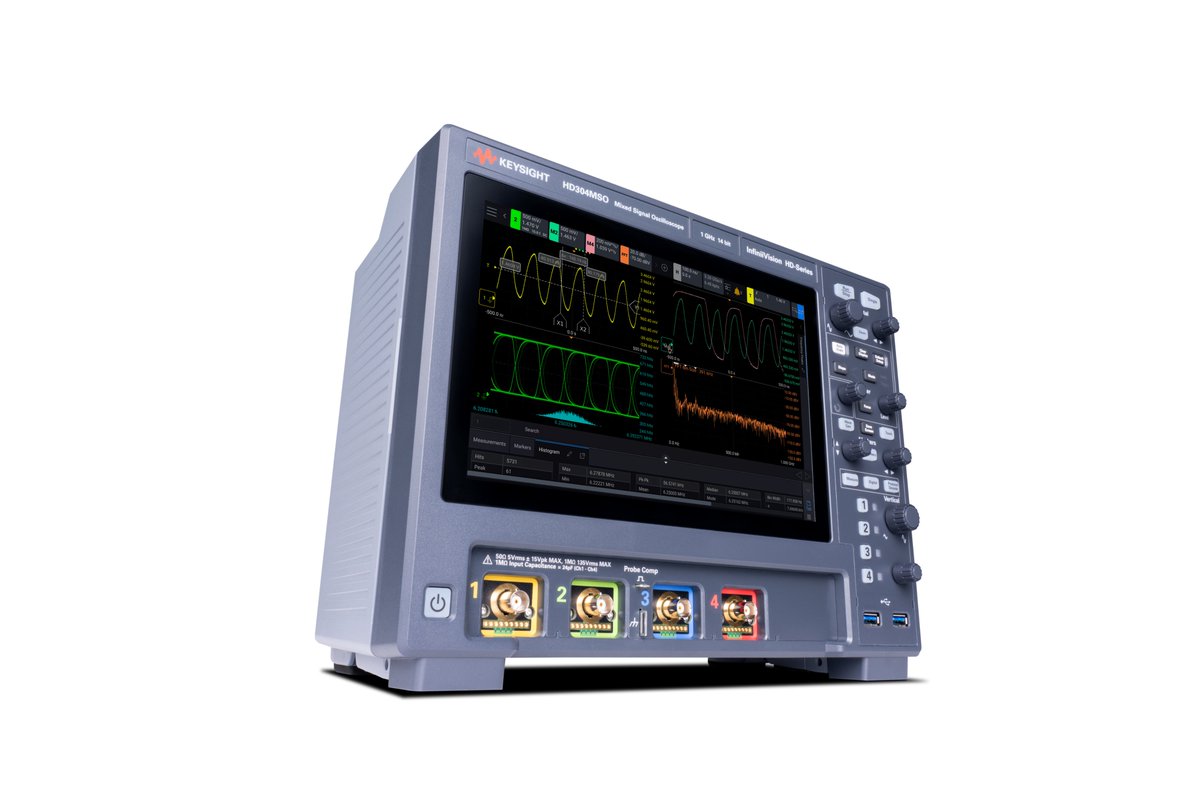 Sinyallerinizdeki Detayları Kaçırmayın!
Yeni nesil ölçüm deneyimi: #Keysight InfiniiVision HD3 Serisi Osiloskoplar ile tanışın.
*12-bit donanımsal çözünürlük
* 8 GSa/s örnekleme hızı
*1 milyon dalga formu/saniye güncelleme hızı

Detaylar için: lnkd.in/d4tEU9kX