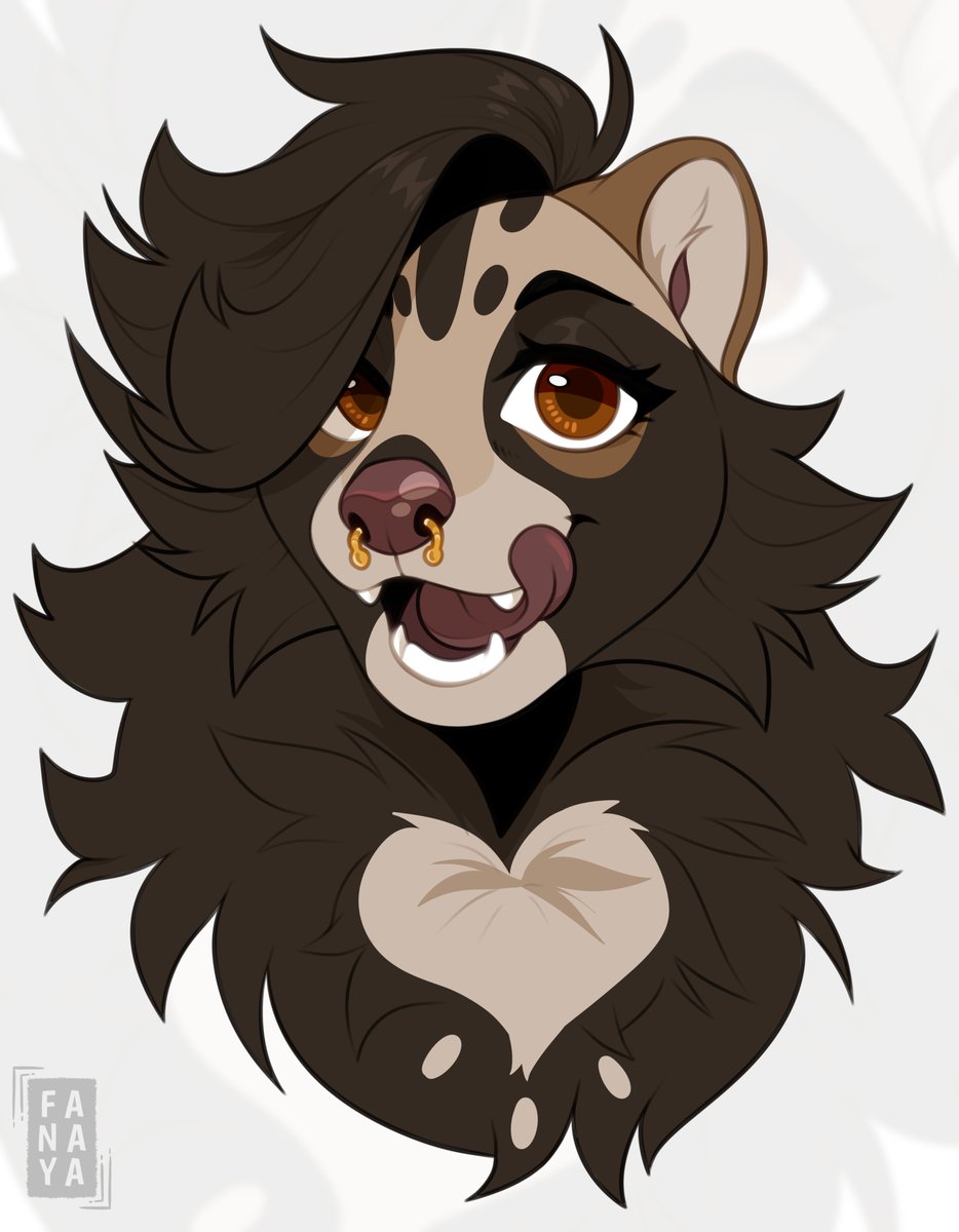 Fanayaart's tweet image. Commission for @tanukihybrid 

 Loving new style! 😍