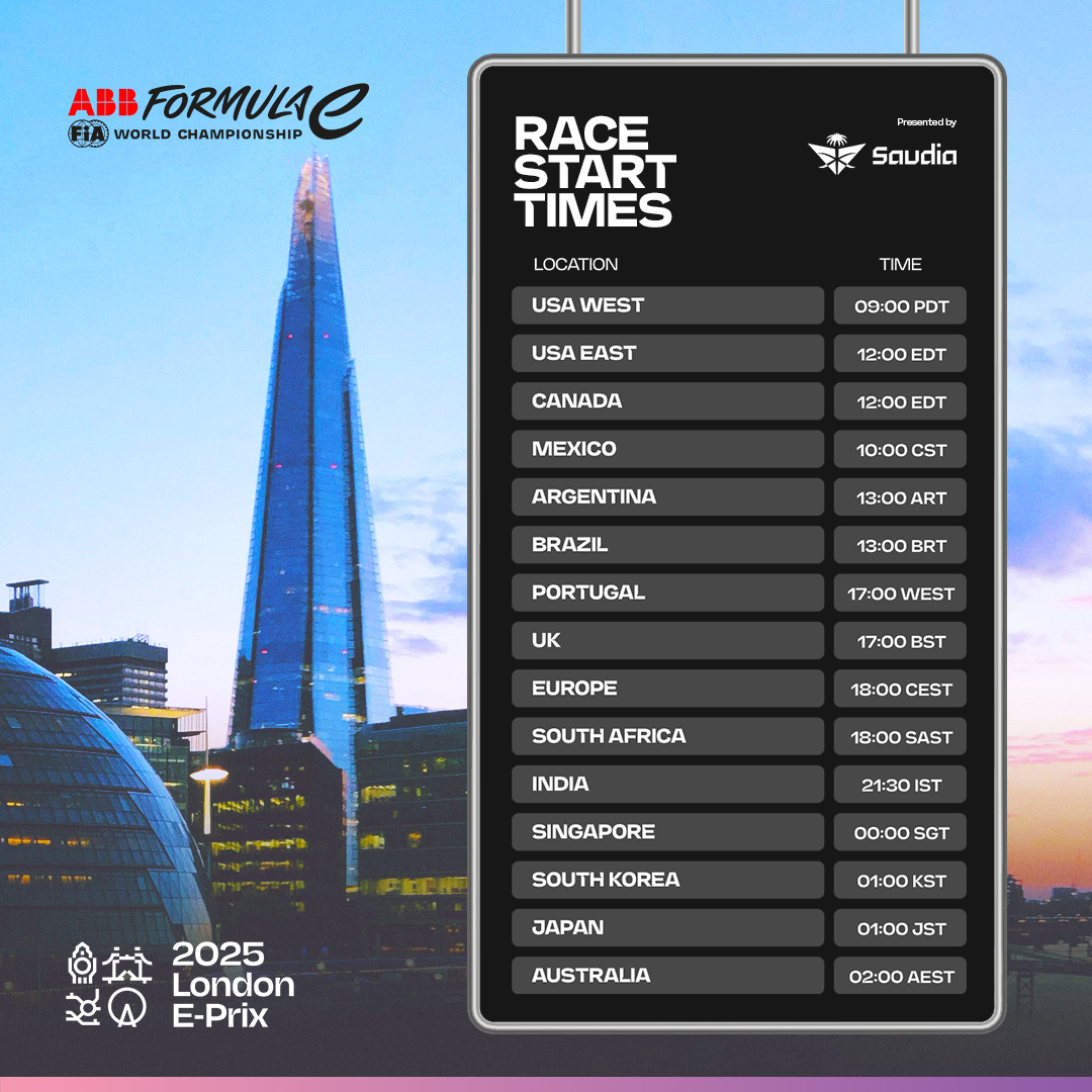 Formula E tweet media