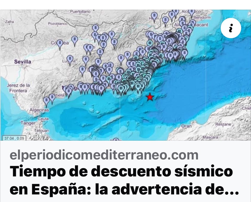 K9Rescate's tweet photo. A los políticos (da igual el color):
España está en alto riesgo sísmico, estamos en tiempo de descuento .. así lo dicen los expertos.
Especialmente en nuestra zona geográfica. https://t.co/LYkkhk12Ee