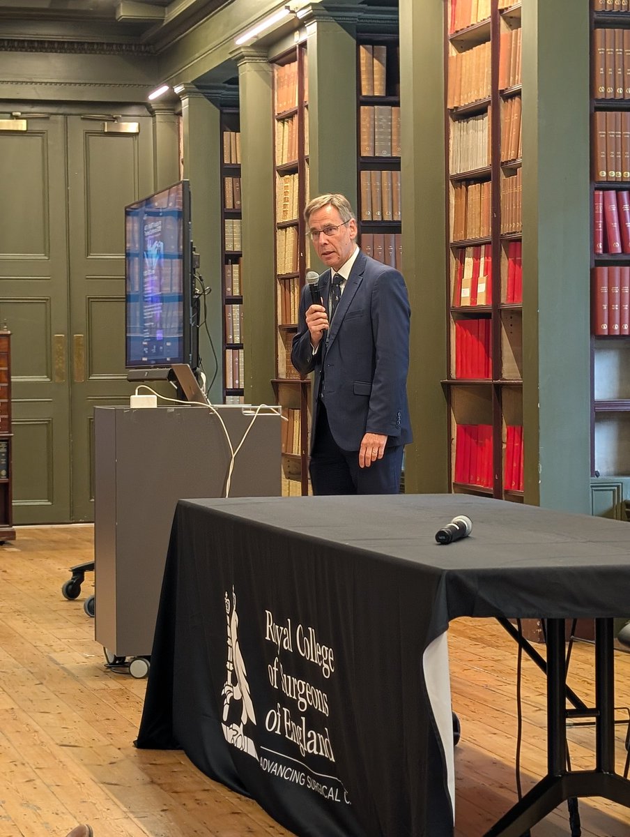 ASiTofficial's tweet photo. 🚀 WE'RE LIVE!
Our #ASiT x #RaDiST Robotics for Trainees Conference 2025 has officially begun at the @RCSnews!
Opening remarks from our Robotics Lead @_Aidan_Bannon and @RCSnews President @TMitchellFRCS setting the stage for two days of robotic #SurgEd.
100+ delegates in the packed room ✅