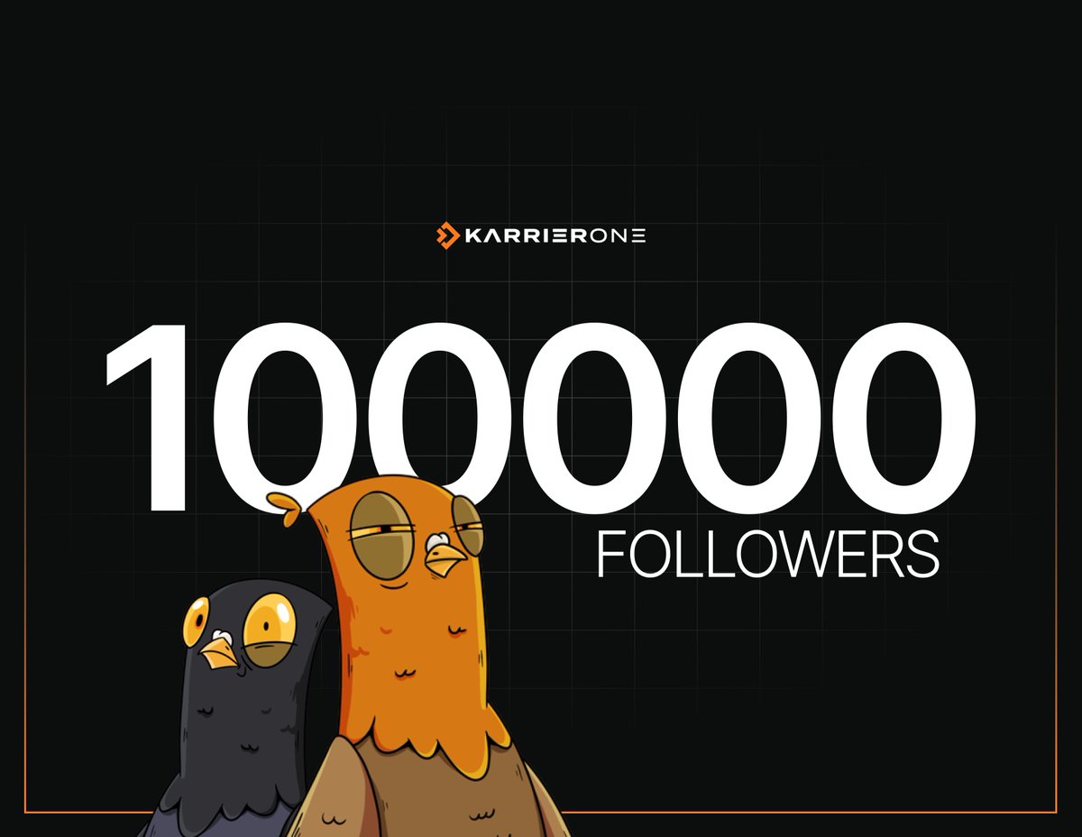 gm gm 🧡

Today we woke up to 100,000 legends in this community.

This is just the beginning.... 🐦‍⬛🐦‍⬛🐦‍⬛