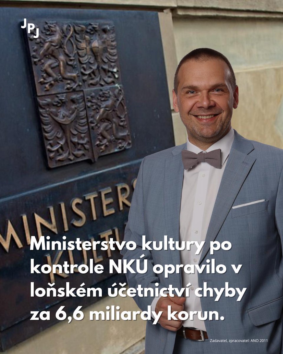 JermanovaStKraj's tweet image. V 16 miliardovém rozpočtu ministerstva kultury jsou chyby v účetnictví za 6,6 miliardy korun! To je opravdu slušný výkon i na ministra @MartinBaxa2 . Kdepak se stala chyba, pane ministře?