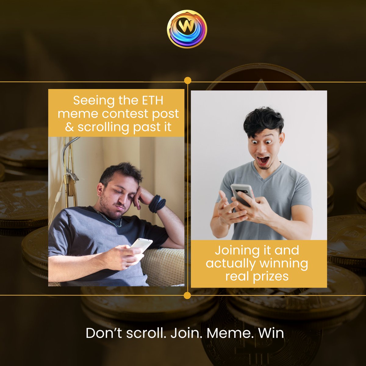 Left it too late and now your friend won the meme contest?
Yeah... that face you're making? We've all been there 😭

ETH turned 10, and we’re celebrating with memes + real prizes 💸

🥇 $100 for 1st place
🥈 $50 for 2nd
🥉 $25 for 3rd

✅ Make a “Then vs Now” meme
✅ Post it on X