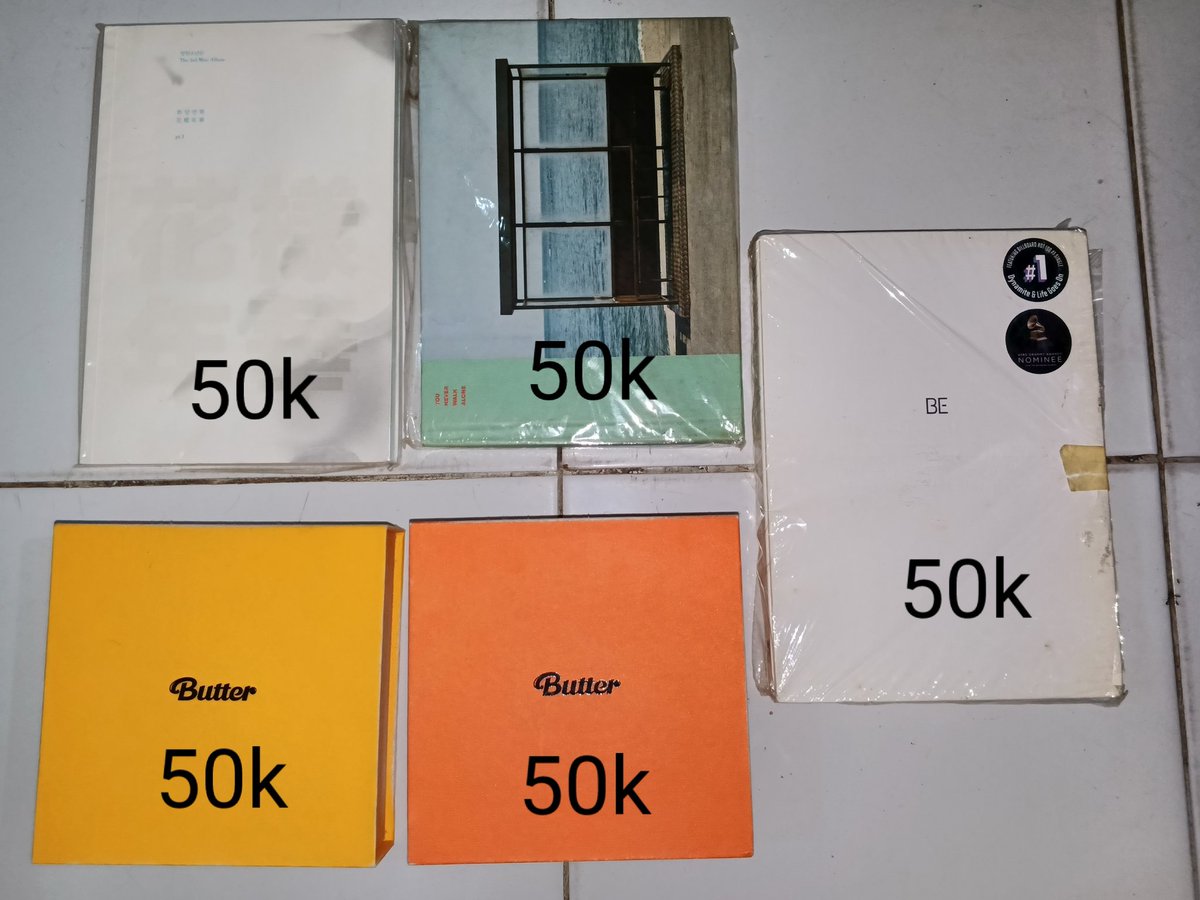 littlevantejin's tweet photo. help rt
wts want to sell (rd ina)

✅ Shoppe
❌ adm &amp; pack
🏠 bogor

album be essential, ynwa, hyyh pt.1, butter cream peaches

album only, murce, tolong battt ini lg bu, buat liat condi nya komen aja nanti lngsng di dm https://t.co/M8DGKE3g0a