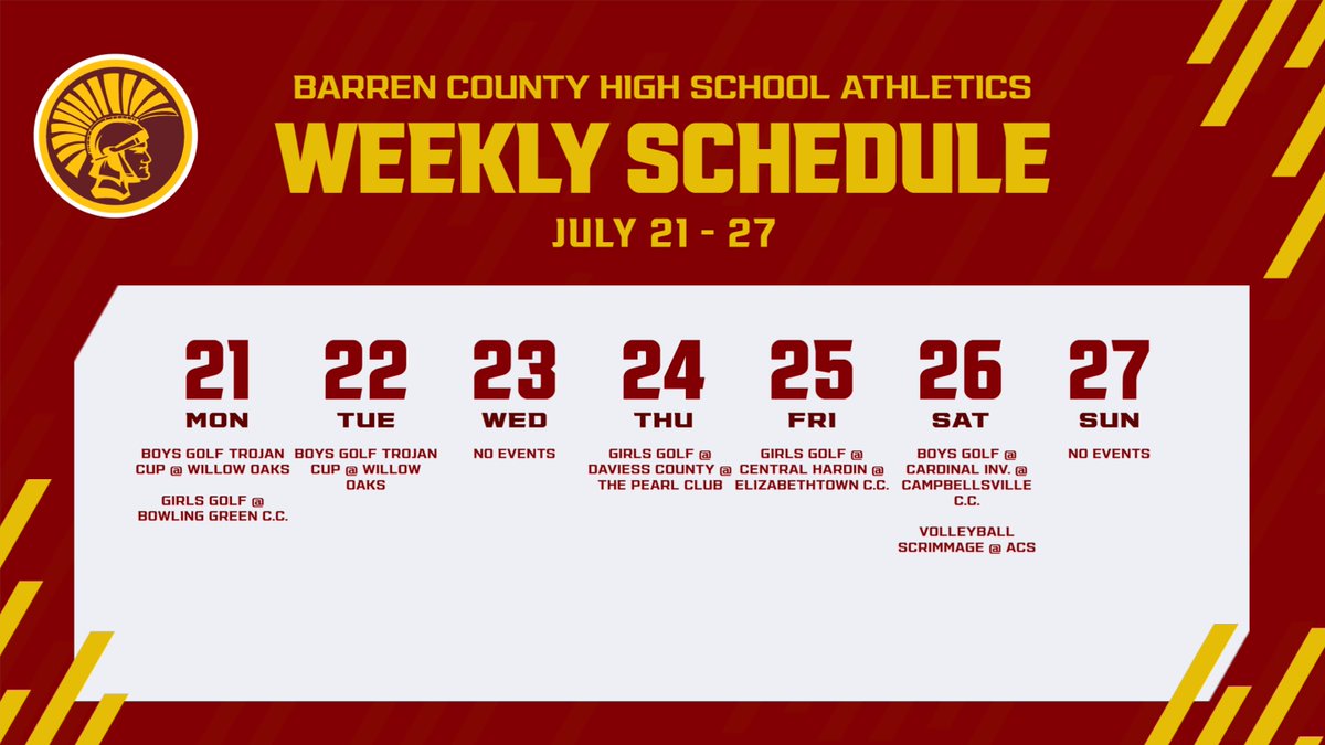 Fall sports 2025 begin this week as golf season gets underway today!  Thanks for supporting the Trojans &amp; Trojanettes!  #WeAreBC