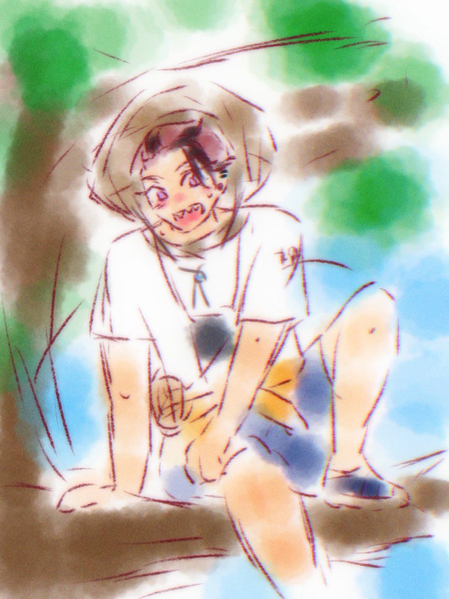 暗くなる前に帰ってくるんだぞ〜☀️🌻🍉