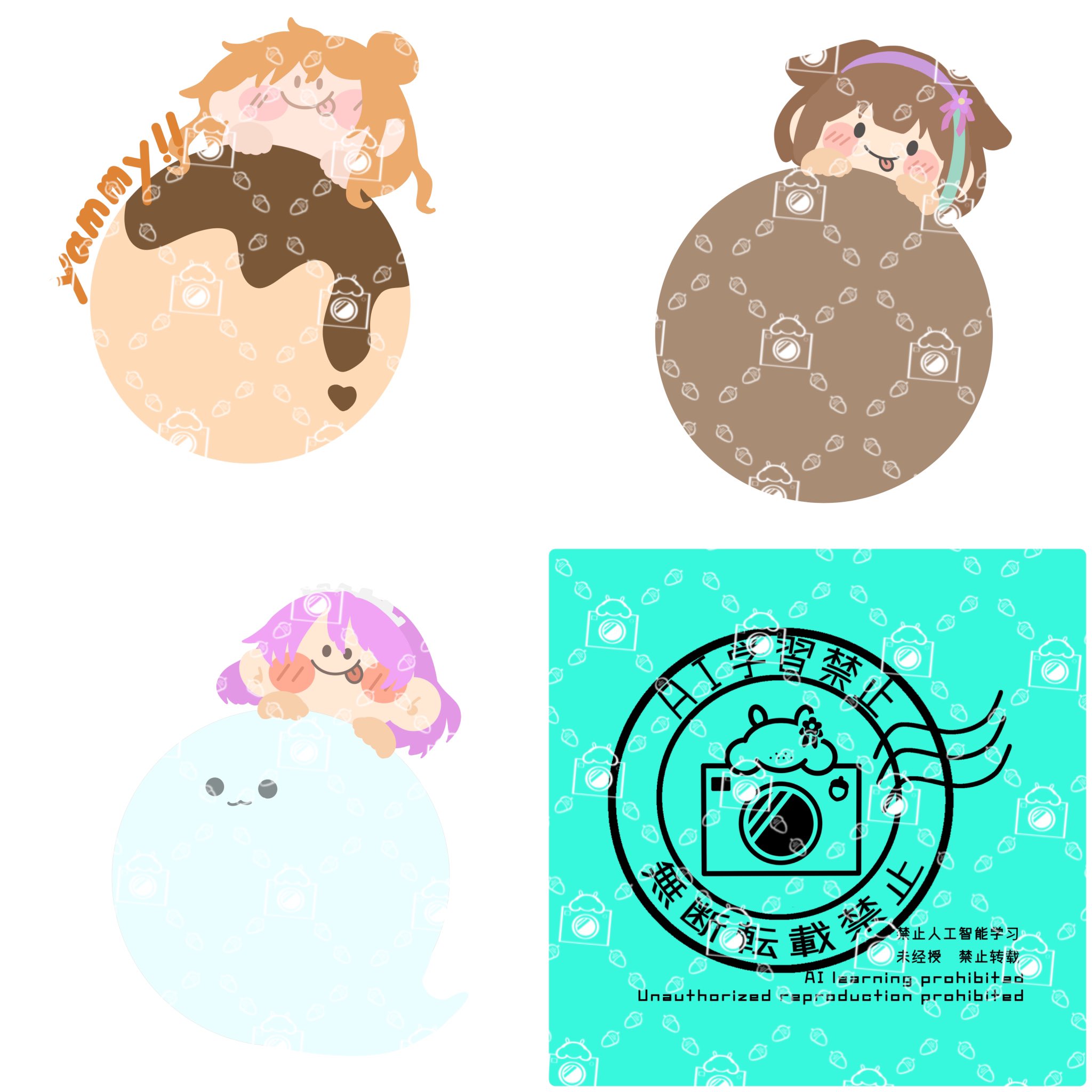 かわいい二次元の画像をプリントしたもの 小豆🎀🐱 on X: 
