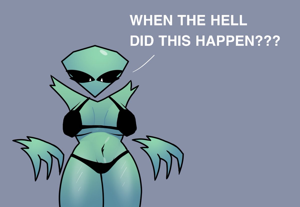 Violet2739's tweet image. Gender bent shard
(They aren’t too happy)