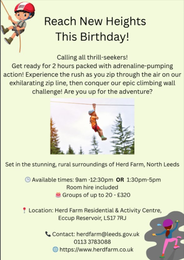 Herd Farm (@herdfarm) on Twitter photo πΏππ¬πΏππ¬πΏππ¬πΏππ¬πΏππ¬
Do you have a birthday this summer?! Why not check out what Herd Farm has to offer. We still have some dates remaining!
#celebratewithus #activitybirthdayparties <a href="/Child_Leeds/">Child Friendly Leeds</a> πΏππ¬πΏππ¬πΏππ¬πΏππ¬πΏππ¬
Do you have a birthday this summer?! Why not check out what Herd Farm has to offer. We still have some dates remaining!
#celebratewithus #activitybirthdayparties <a href="/Child_Leeds/">Child Friendly Leeds</a>