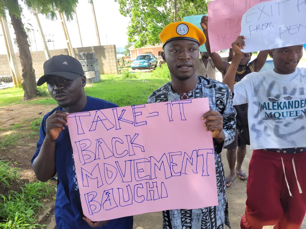 TIBmovement's tweet image. Bauchi joins nationwide protest for police pay and pension reforms. #PoliceProtest