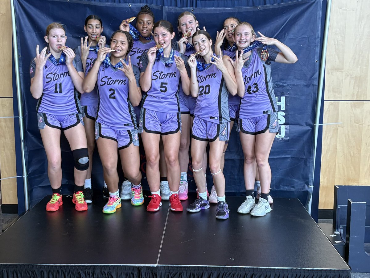 Them 15U #stormgirls are your  2025 Va Commonwealth Games 9/10 Grade Champs. <a href="/JonesKim51/">Kim Jones</a> <a href="/ChrisCHarper/">Chris Harper</a>  Great Job with these Young Ladies this year