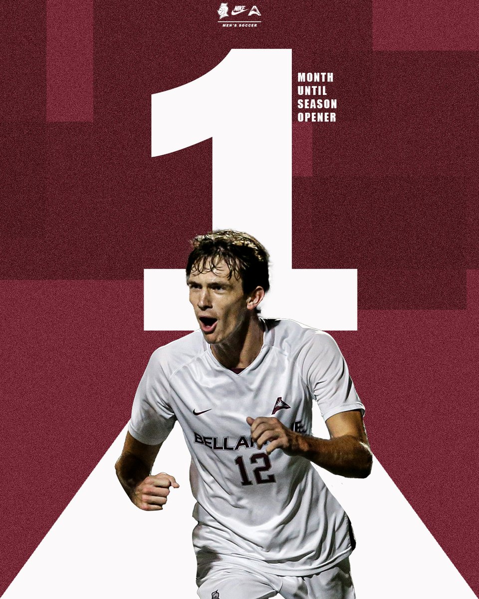 Countdown is on‼️

We're 1⃣ month away from first kick.

⚽️🔜🗓️