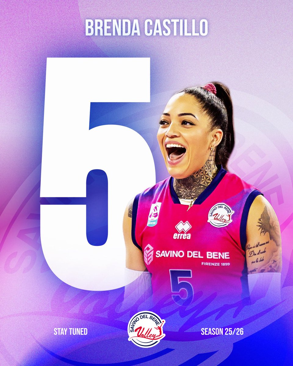 SDBVolley's tweet image. ๐ฒ ๐๐๐๐๐ ๐ ๐๐๐๐๐๐
#5 Brenda Castillo
Brenda non cambia!
Anche per la stagione 2025-26, la Reina del Caribe vestirร la maglia numero 5.
@LegaVolleyF