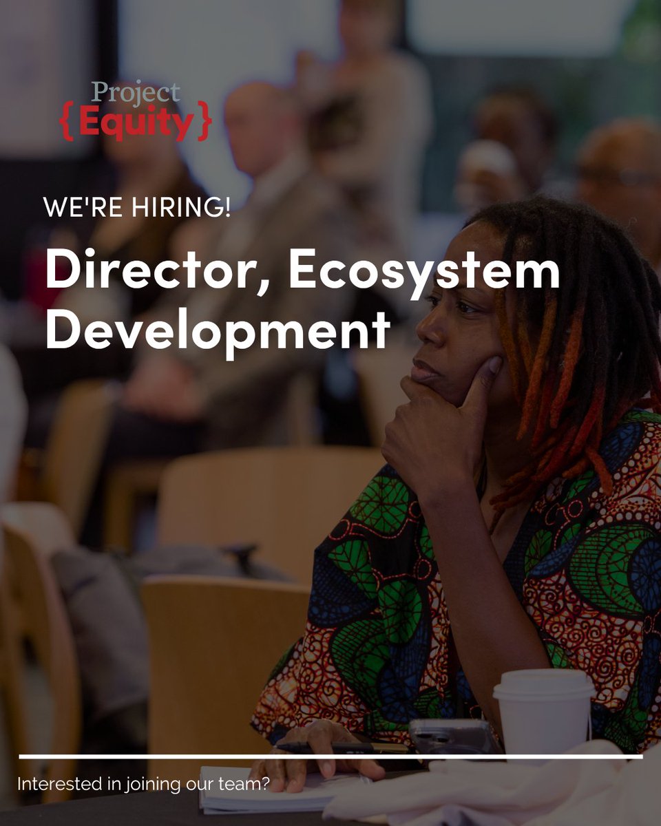 projectequity's tweet image. 🚨 We’re hiring! Project Equity is looking for a Director of Ecosystem Development to help grow the employee ownership movement.

Passionate about equitable economies? Apply or share!
📄 Job description: project-equity.org/wp-content/upl…

#NowHiring #EmployeeOwnership #EconDev