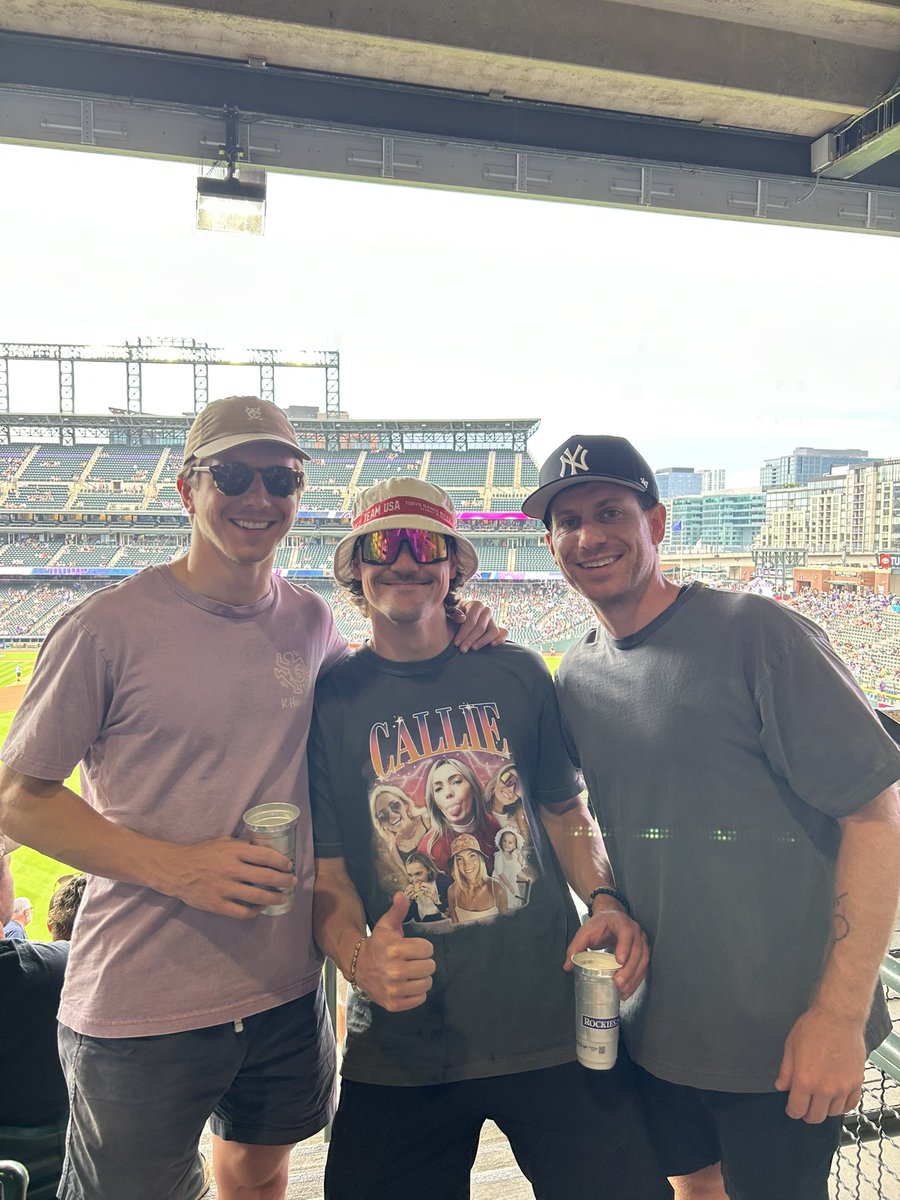 P24Eichner's tweet photo. 10/10 bachelor party weekend, followed by an 11/10 Monday morning headache.

well worth it! 

🤘 ⚾️ 😎 https://t.co/gdjKnscCkP